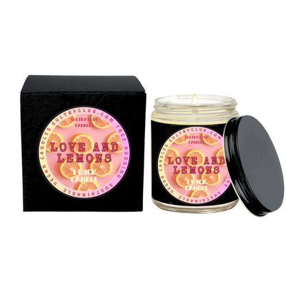 LOVE AND LEMONS Vegan Candle