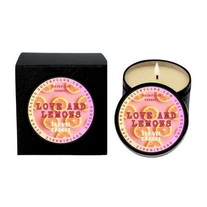 LOVE AND LEMONS Vegan Candle