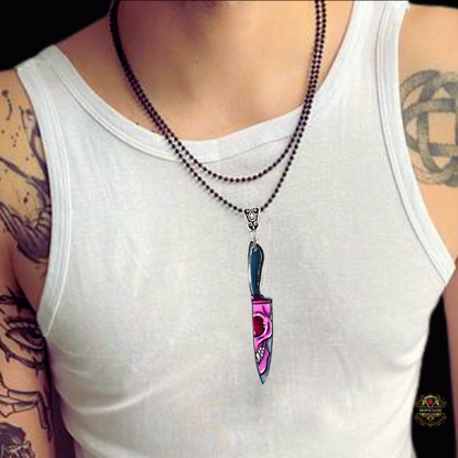 Love Killz Handwoven Dagger Necklace