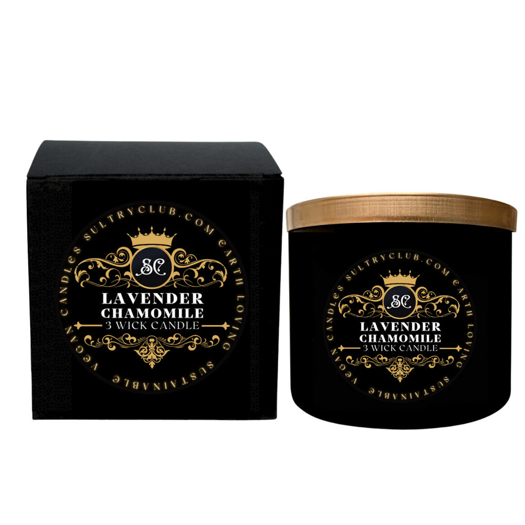 LAVENDER CHAMOMILE VEGAN CANDLE
