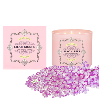 LILAC KISSES 3 Wick Candle by Sultry Club