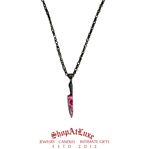 Love Killz Handwoven Dagger Necklace