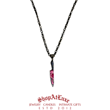 Love Killz Handwoven Dagger Necklace