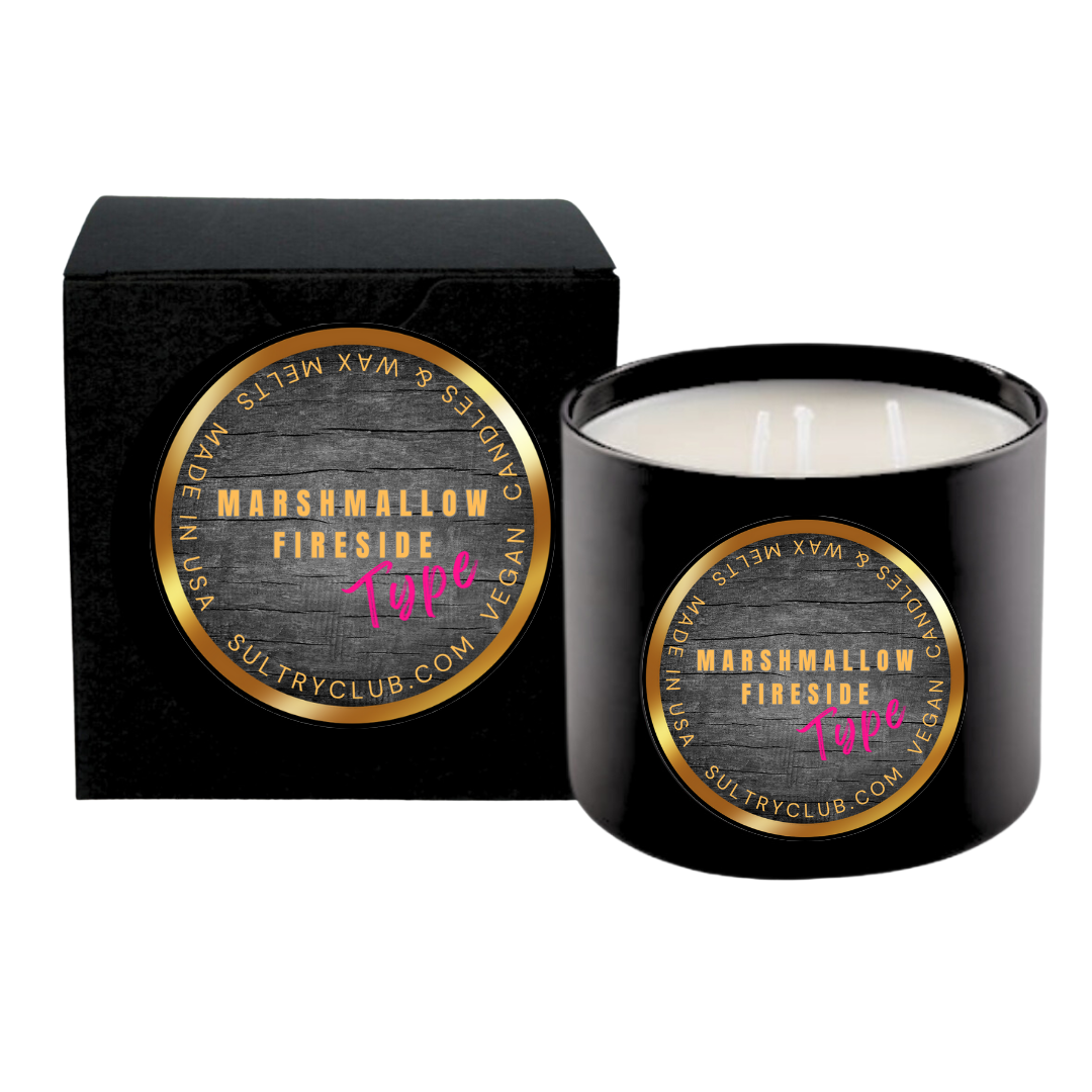 Marshmallow Fireside Type Candle