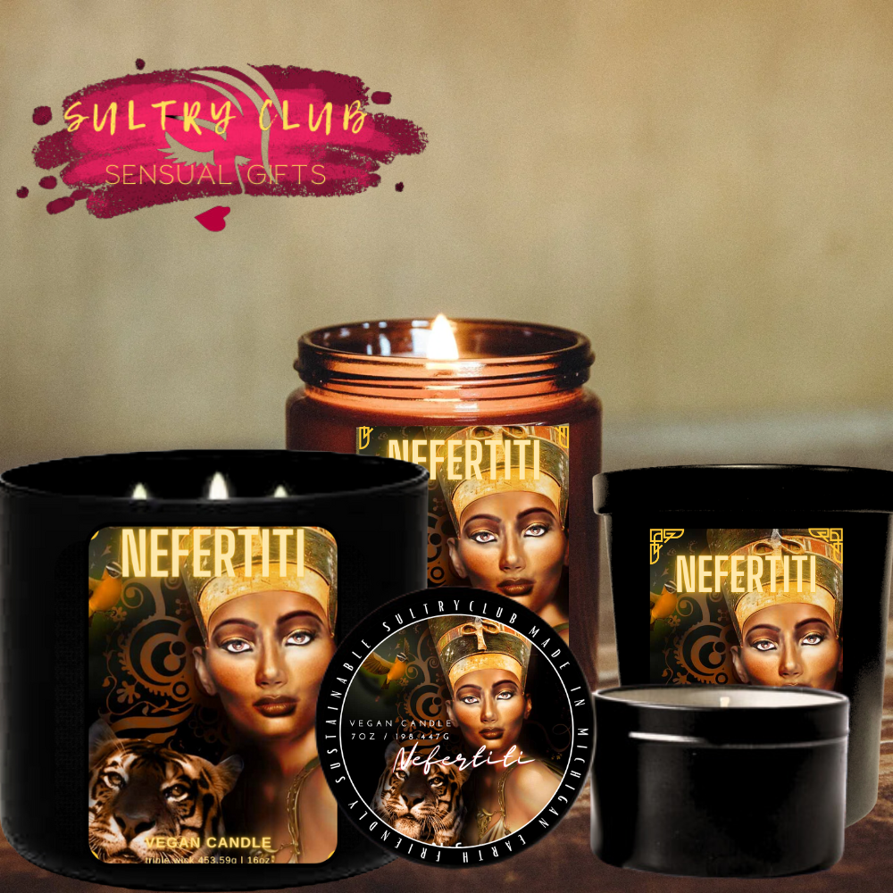NEFERTITI -EGYPTIAN MUSK- CANDLE