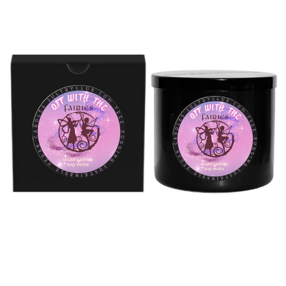 OFF WITH THE FAIRIES 3 Wick Candle by Sultry Club