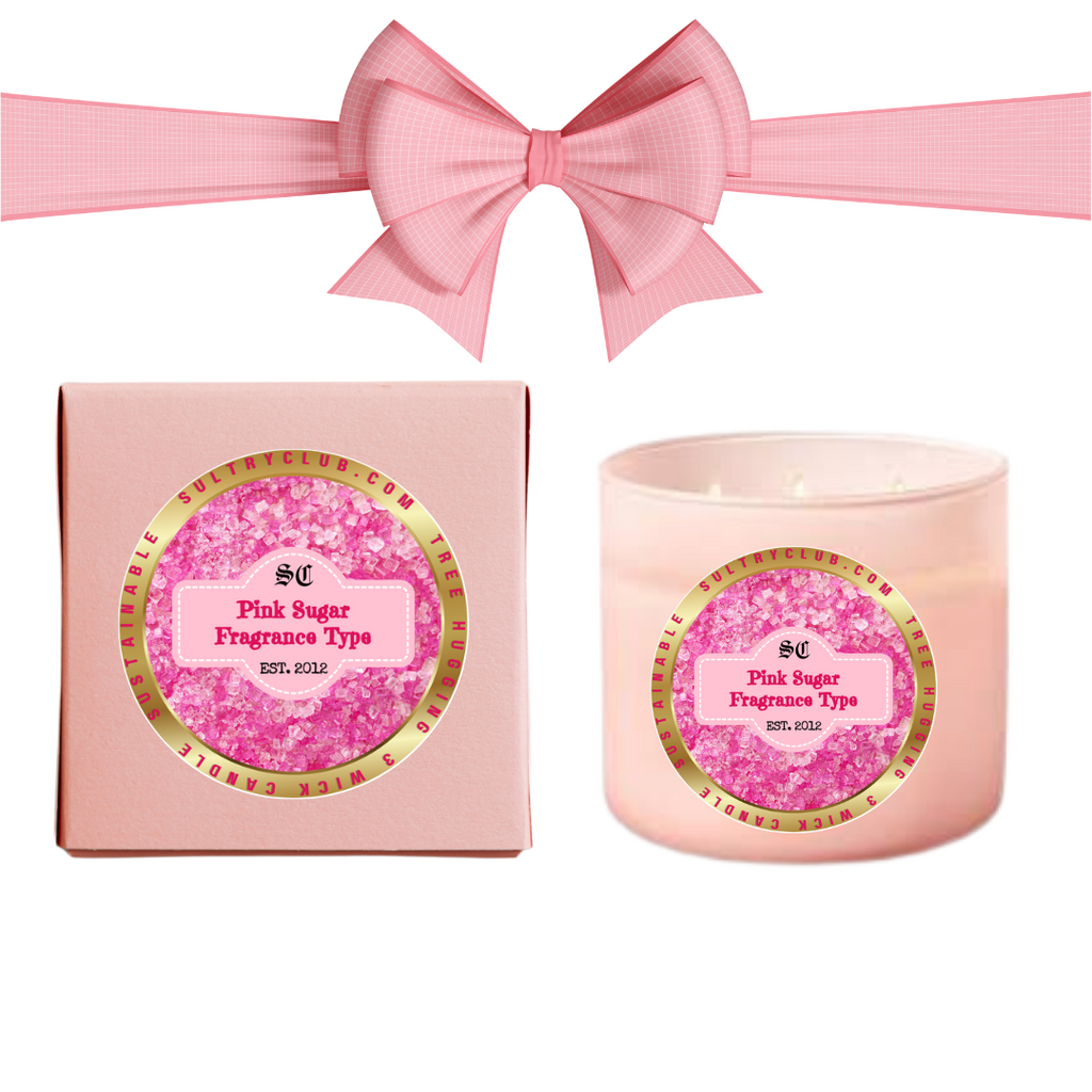 Pink Sugar Candle