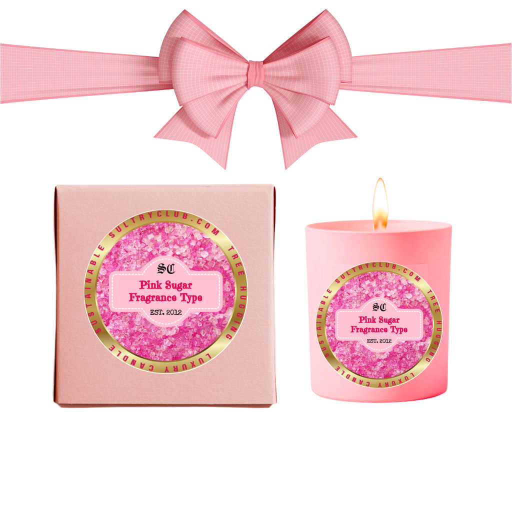 Pink Sugar Candle