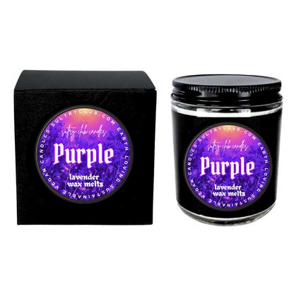 Purple Lavender Vegan Candle