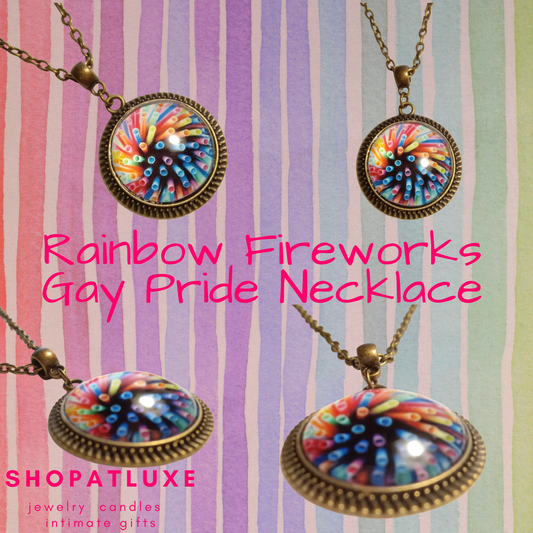 Rainbow Fireworks Necklace