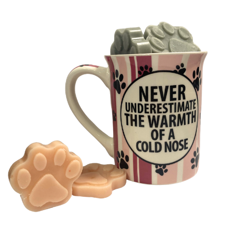 Rescue Mom Gift Mug & Pawprint Wax Melts