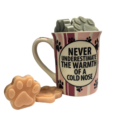 Rescue Mom Gift Mug & Pawprint Wax Melts