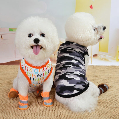 Summer Dog Clothes Vest for Small Dog Soft Breathable Pet T-shirt Clothing Chihuahua Puppy Cat Pullover Costume Coat Accessories