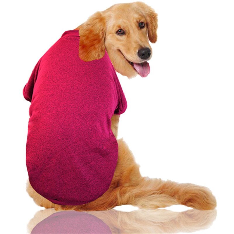 Winter Pet Dog Clothes for Large Dogs Warm Cotton Big Dog Hoodies Golden Retriever Pitbull Coat Jacket Pets Clothing Sweaters