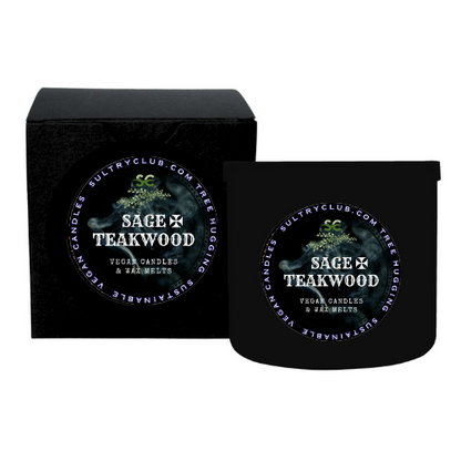 Sage And Teakwood Vegan Candle