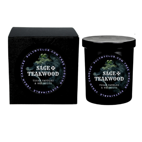 Sage And Teakwood Vegan Candle