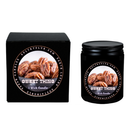 SWEET THING Candied Pecans Vegan Candle