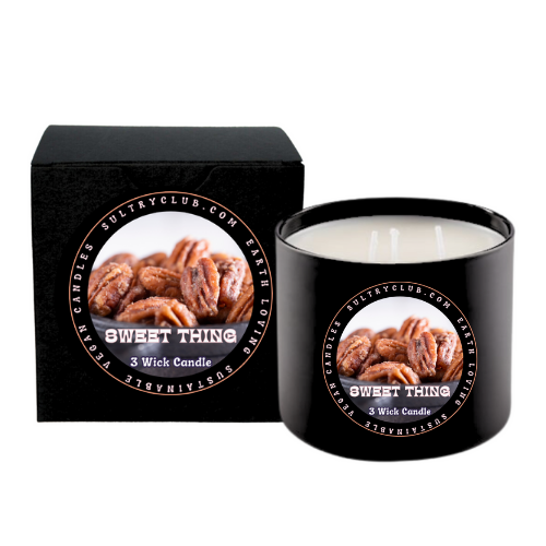 SWEET THING Candied Pecans Vegan Candle