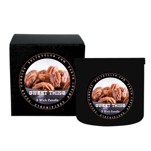 SWEET THING Candied Pecans Vegan Candle