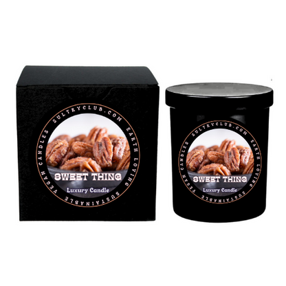 SWEET THING Candied Pecans Vegan Candle