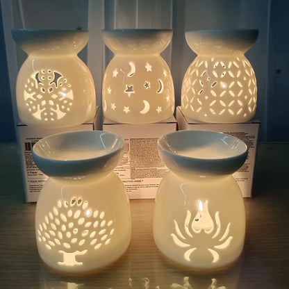 Wax Melt Burner And Candle Holder