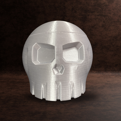 Metallic 3D Skull With Gothic Wax Melts