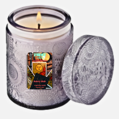 TAROT VEGAN CANDLE: Black Tea & Sage