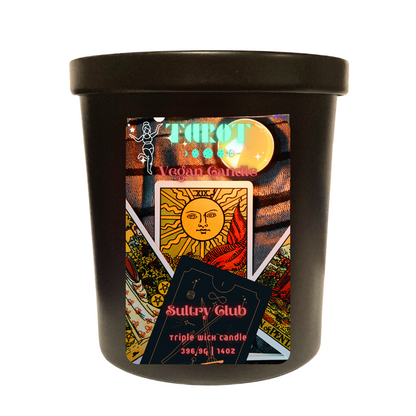 TAROT VEGAN CANDLE: Black Tea & Sage