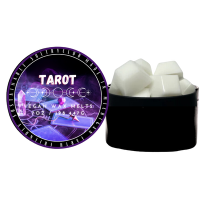 TAROT VEGAN CANDLE: Black Tea & Sage