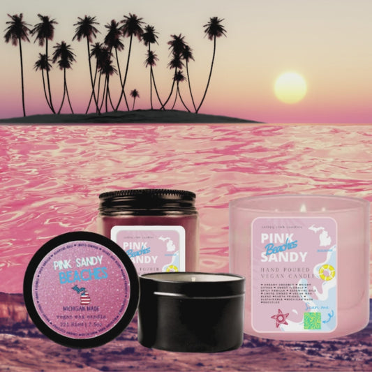 PINK SANDY BEACHES CANDLE