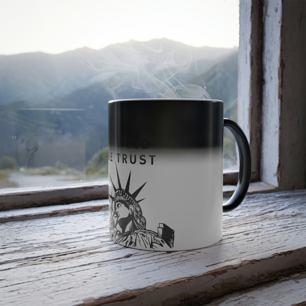 In Weed We Trust Color Morphing Mug, 11oz