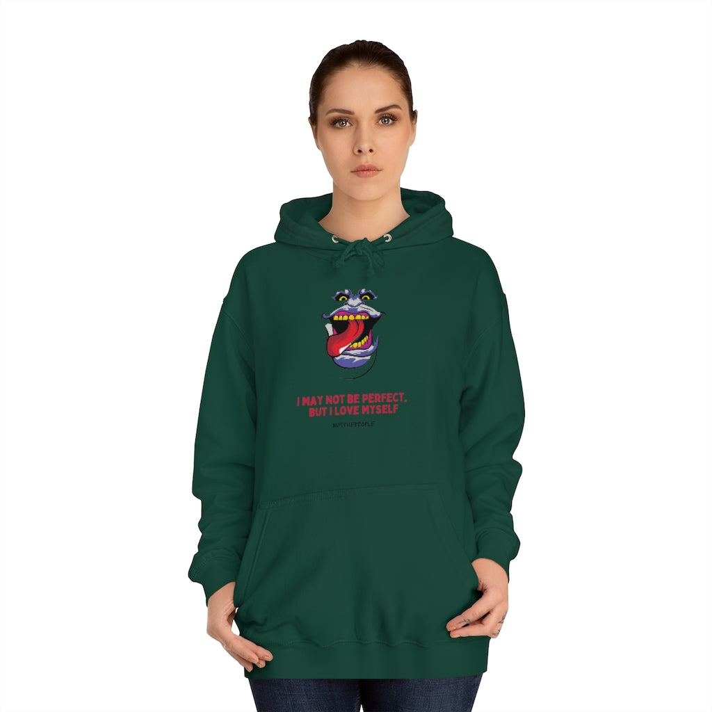 I Love Myself Unisex College Hoodie