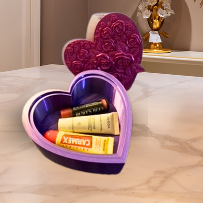 ADORABLE HEART BOX 3D PRINTED FIGURE WITH SECRET COMPARTMENT