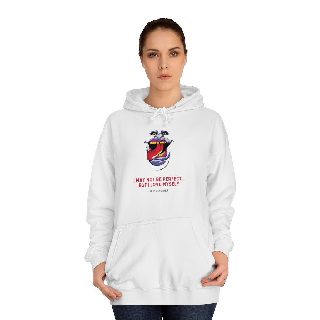 I Love Myself Unisex College Hoodie