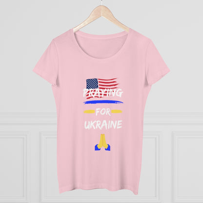 Pray For Ukraine Organic Women's Lover T-shirt