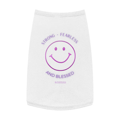 Strong Fearless And Blessed Pet Tank Top