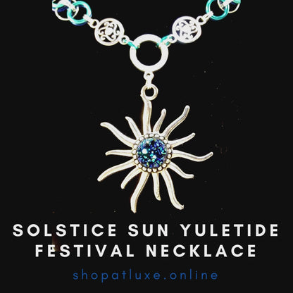 Solstice Sun Yuletide Festival Necklace