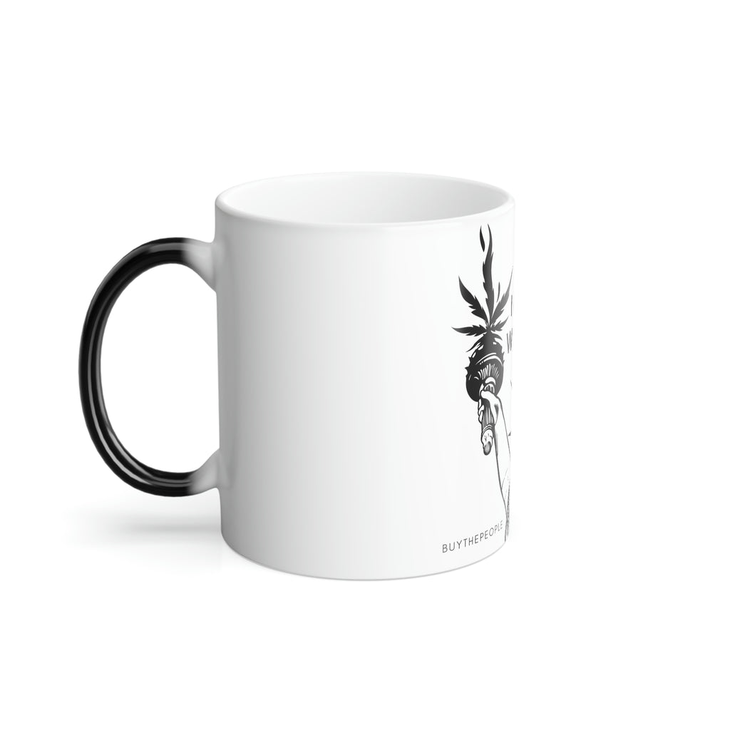 In Weed We Trust Color Morphing Mug, 11oz