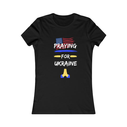 Pray For Ukraine Women's Favorite Tee