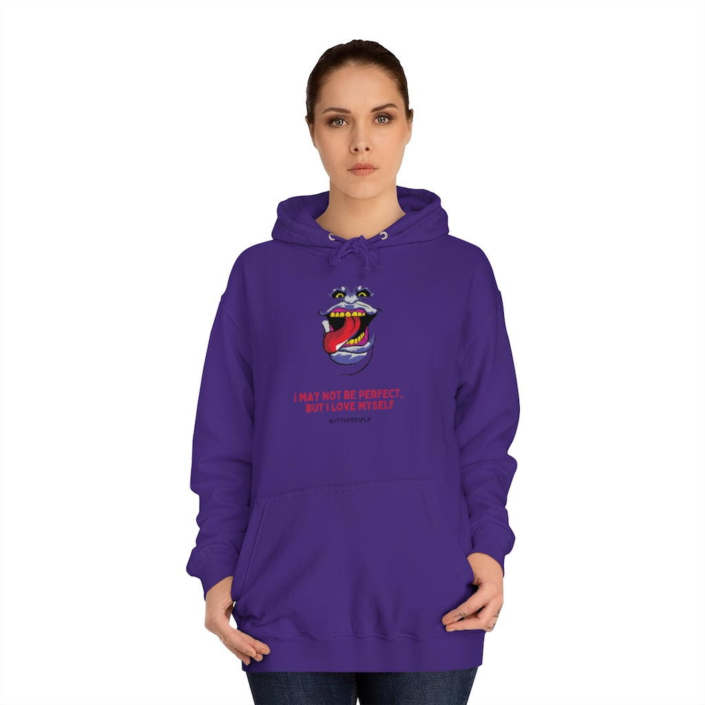 I Love Myself Unisex College Hoodie