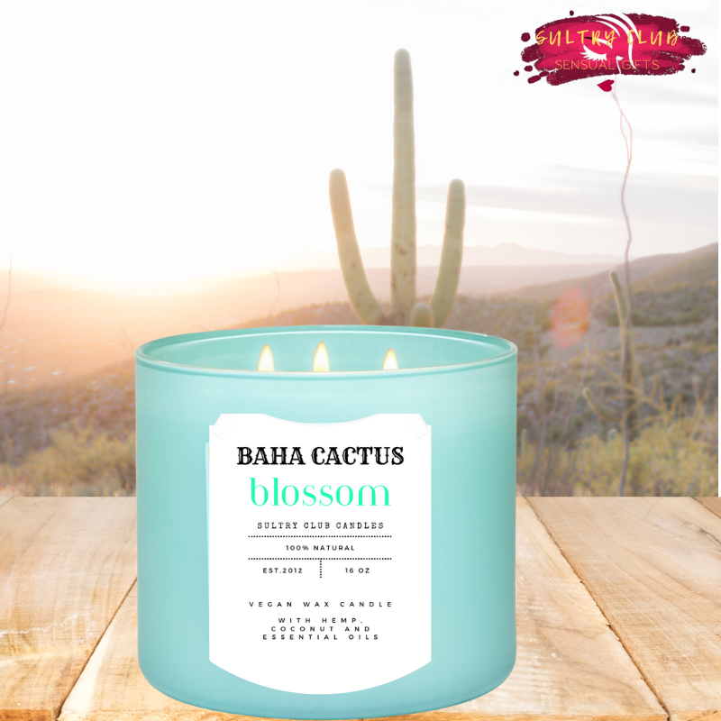 Baha Cactus Blossom Candle