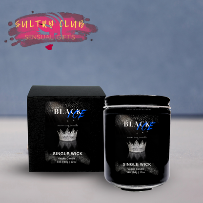 Black Ice Vegan Candle