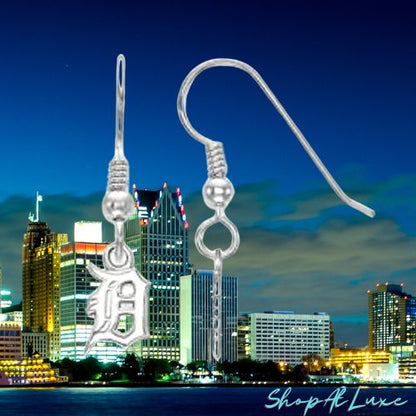 Detroit Tigers D Earrings