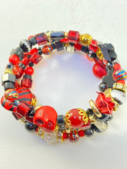 Dia De Los Muertos Luxe Wrap Bracelet