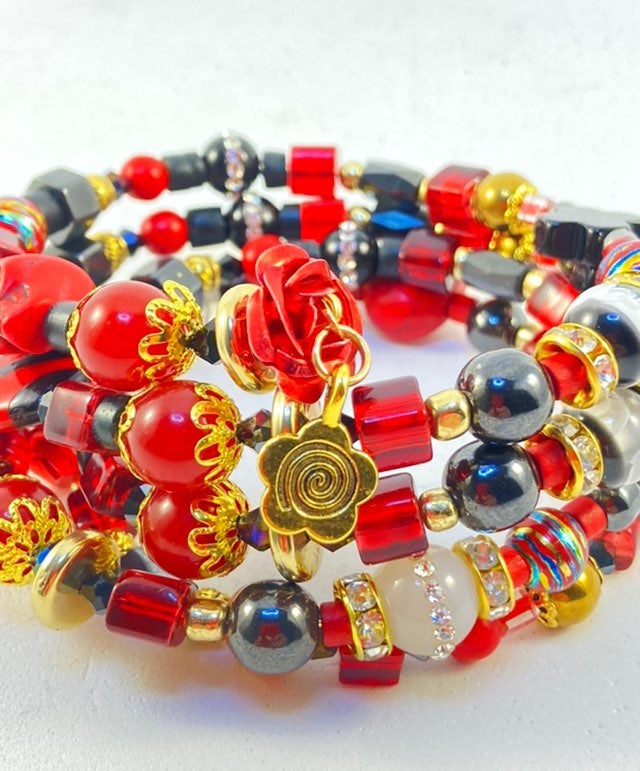 Dia De Los Muertos Luxe Wrap Bracelet