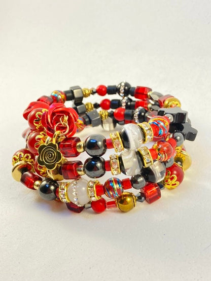 Dia De Los Muertos Luxe Wrap Bracelet