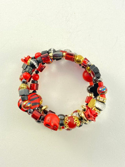 Dia De Los Muertos Luxe Wrap Bracelet