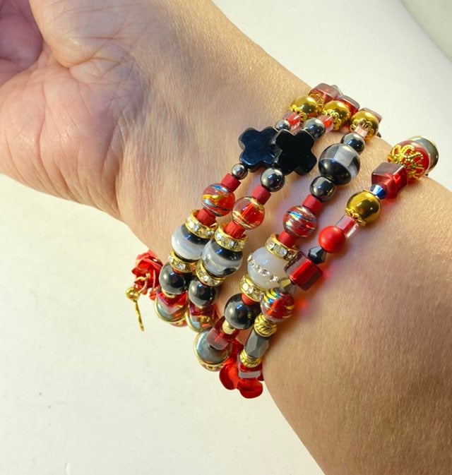 Dia De Los Muertos Luxe Wrap Bracelet