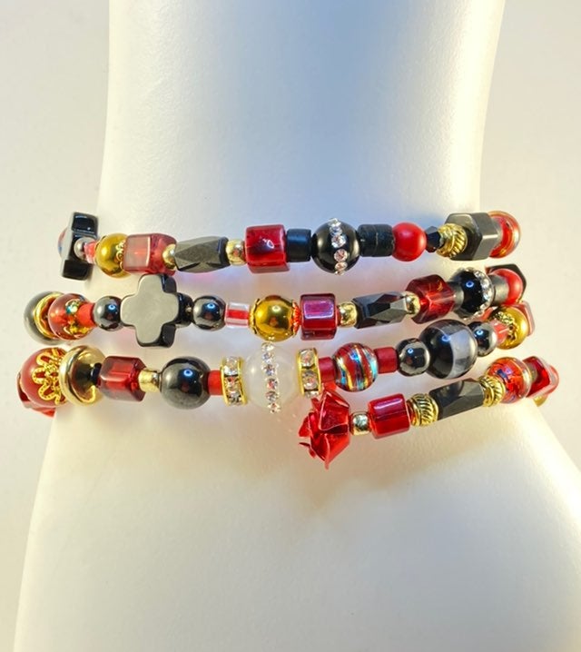 Dia De Los Muertos Luxe Wrap Bracelet