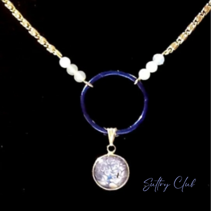 Discreet Tree Of Life Moonstone Necklace